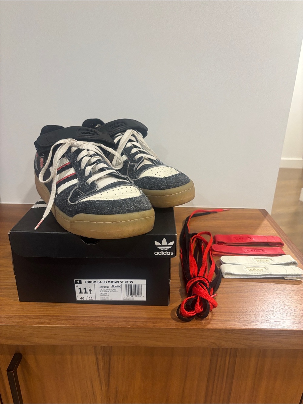 adidas Forum 84 Lo Midwest Kids Sneakers 11.5